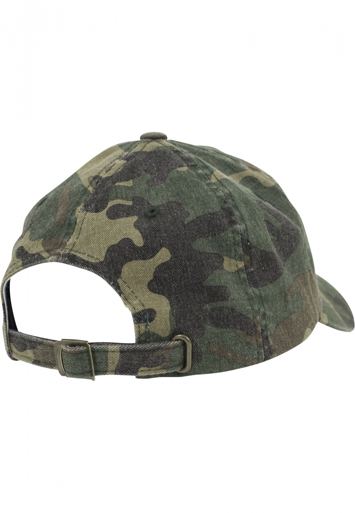 Sepci Low Profile Camo Washed wood camuflaj Flexfit