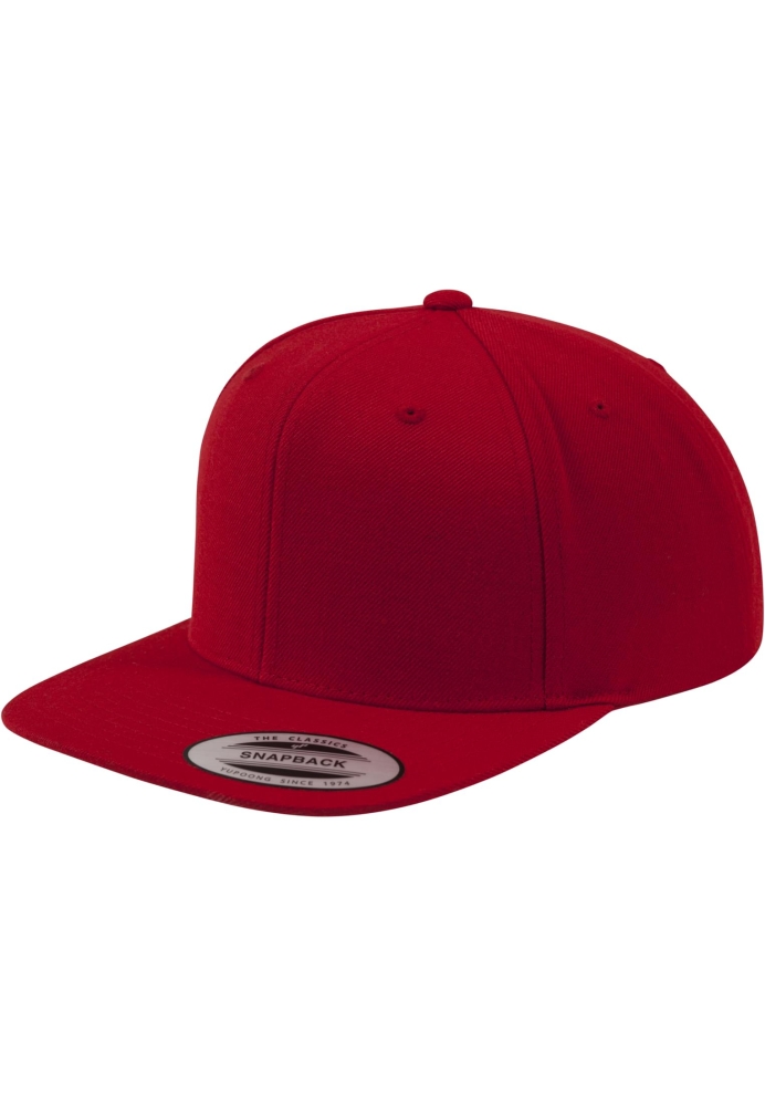 Sepci rap Classic Snapback rosu rosu Flexfit