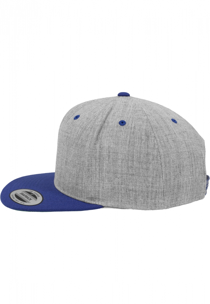 Sepci rap Snapback Classic 2-Tone deschis albastru Flexfit roial