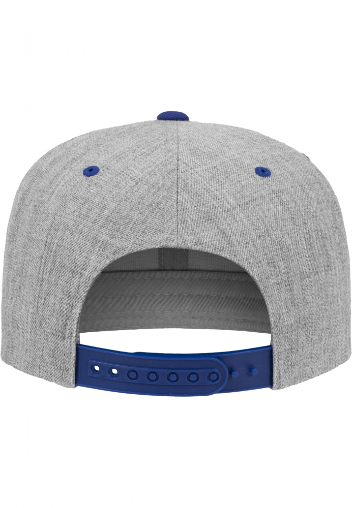 Sepci rap Snapback Classic 2-Tone deschis albastru Flexfit roial