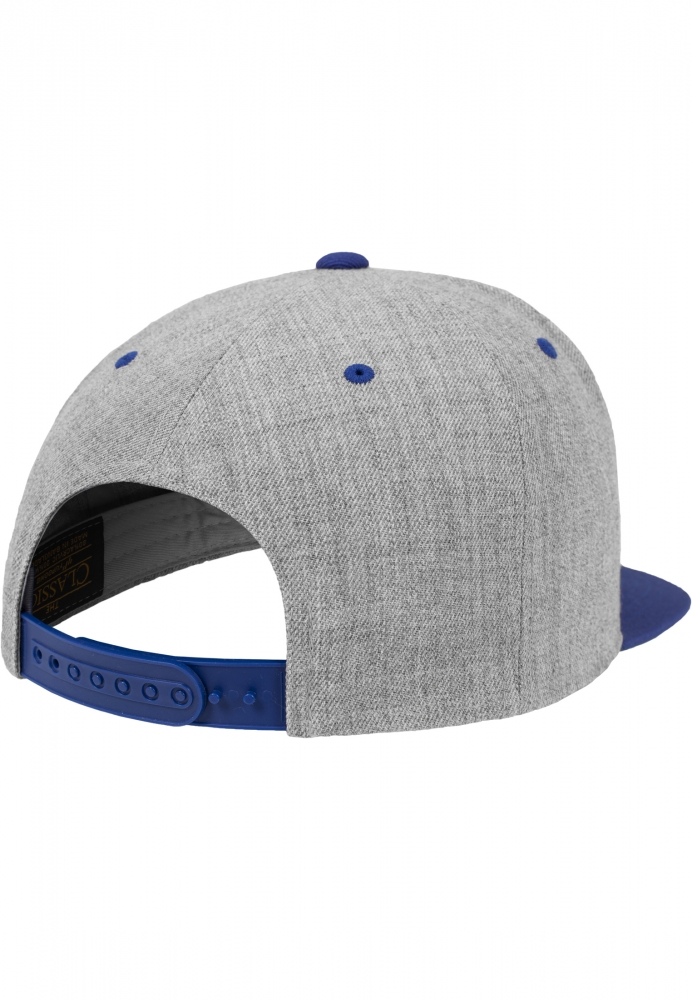 Sepci rap Snapback Classic 2-Tone deschis albastru Flexfit roial