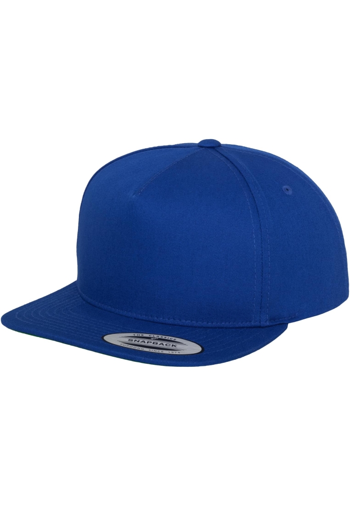 Sepci rap Snapback Classic 5 Panel albastru roial Flexfit