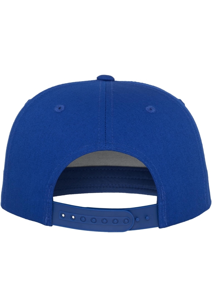 Sepci rap Snapback Classic 5 Panel albastru roial Flexfit