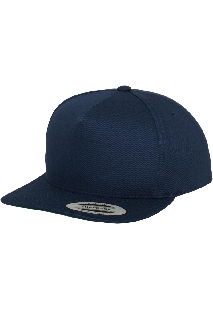 Sepci rap Snapback Classic 5 Panel bleumarin Flexfit