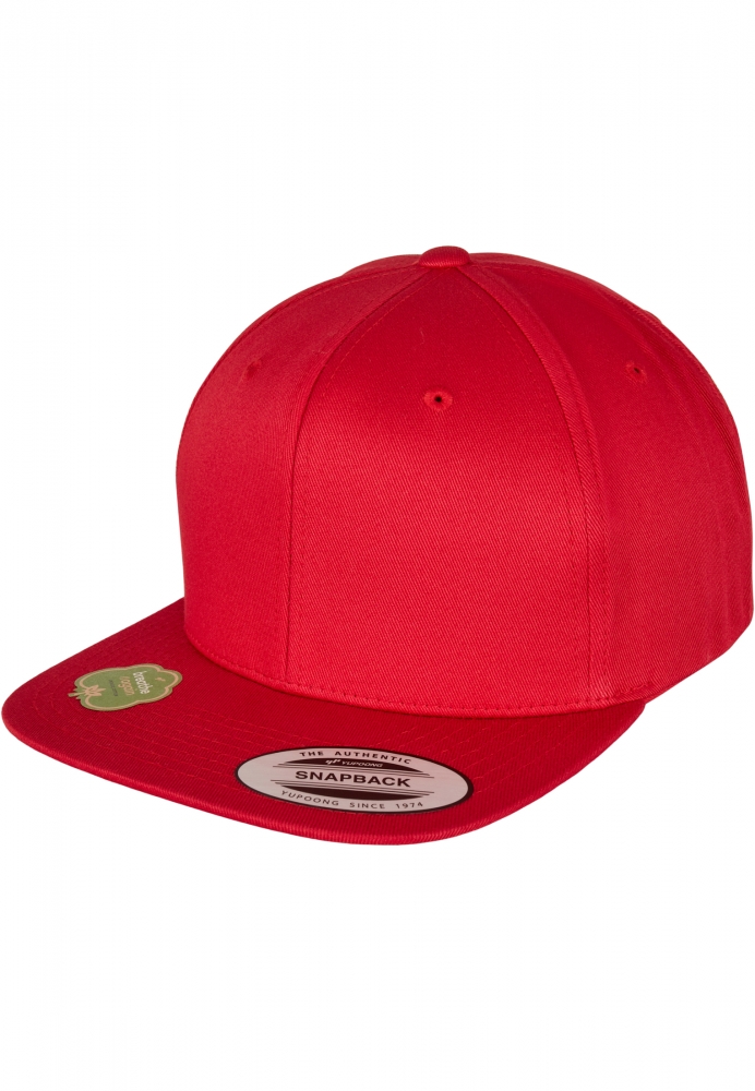 Sepci rap Snapback Organic bumbac rosu Flexfit