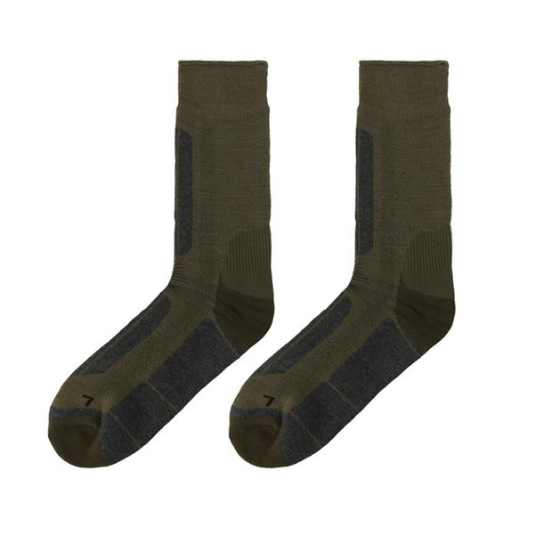 Set 2 Sosete Karrimor Trekking pentru Barbati kaki