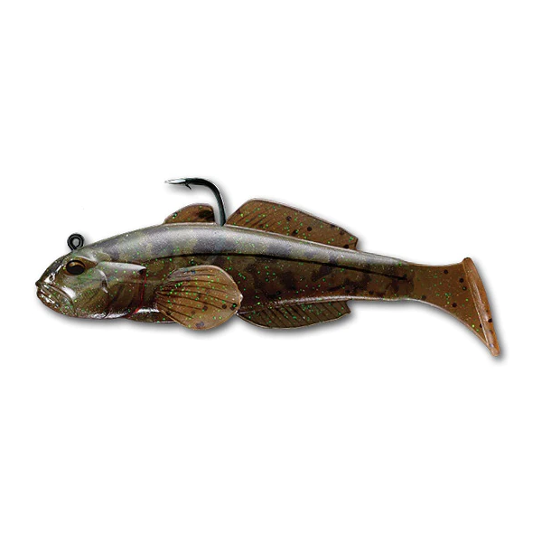 Set 3 GOBY SWIMBAIT 8CM 14G maro PUMPKIN PL LIVE TARGET