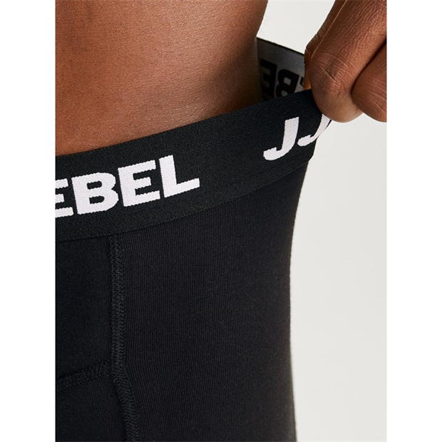 Set 3 perechi Boxeri JJ Rebel Rebe pentru barbati negru