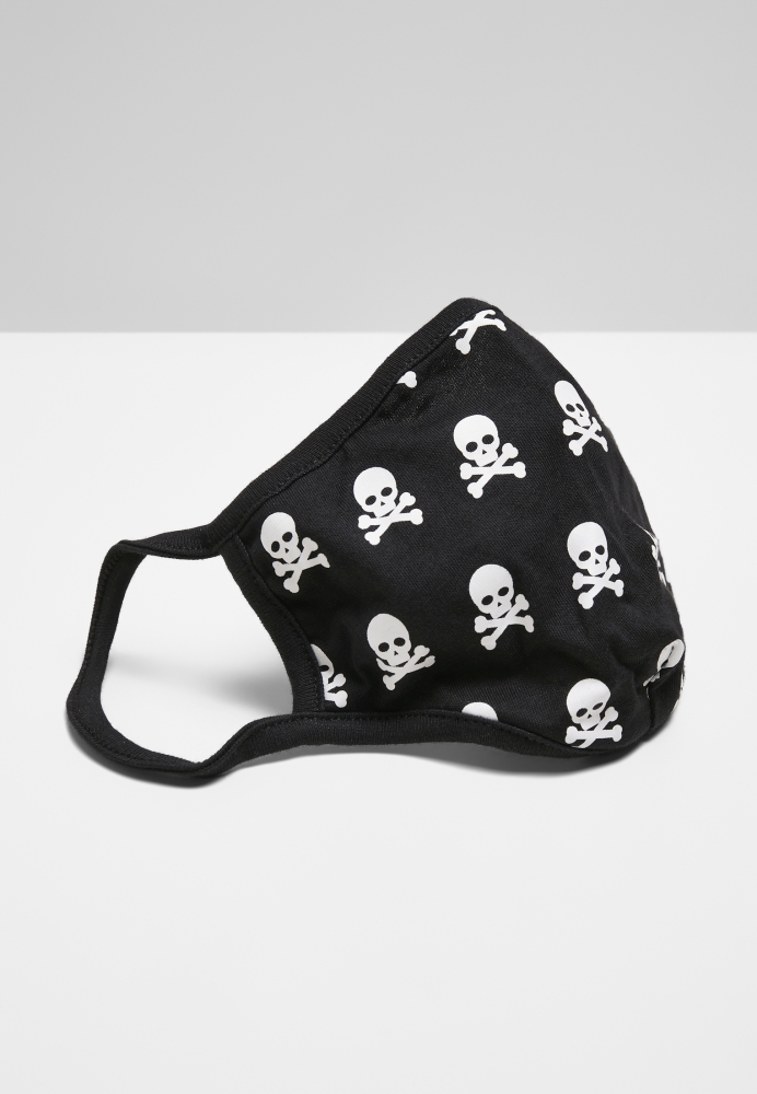 Set de 2 Skull Face Mask negru alb Mister Tee