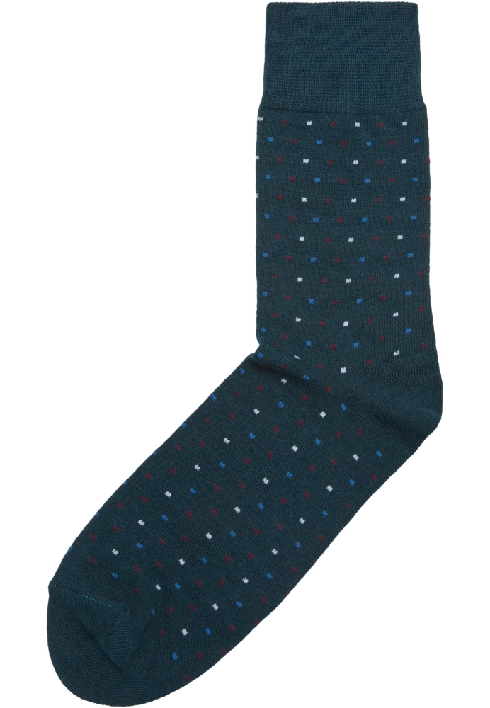 Set de 2 Sosete Multicolor Small Dots negru bleumarin Urban Classics