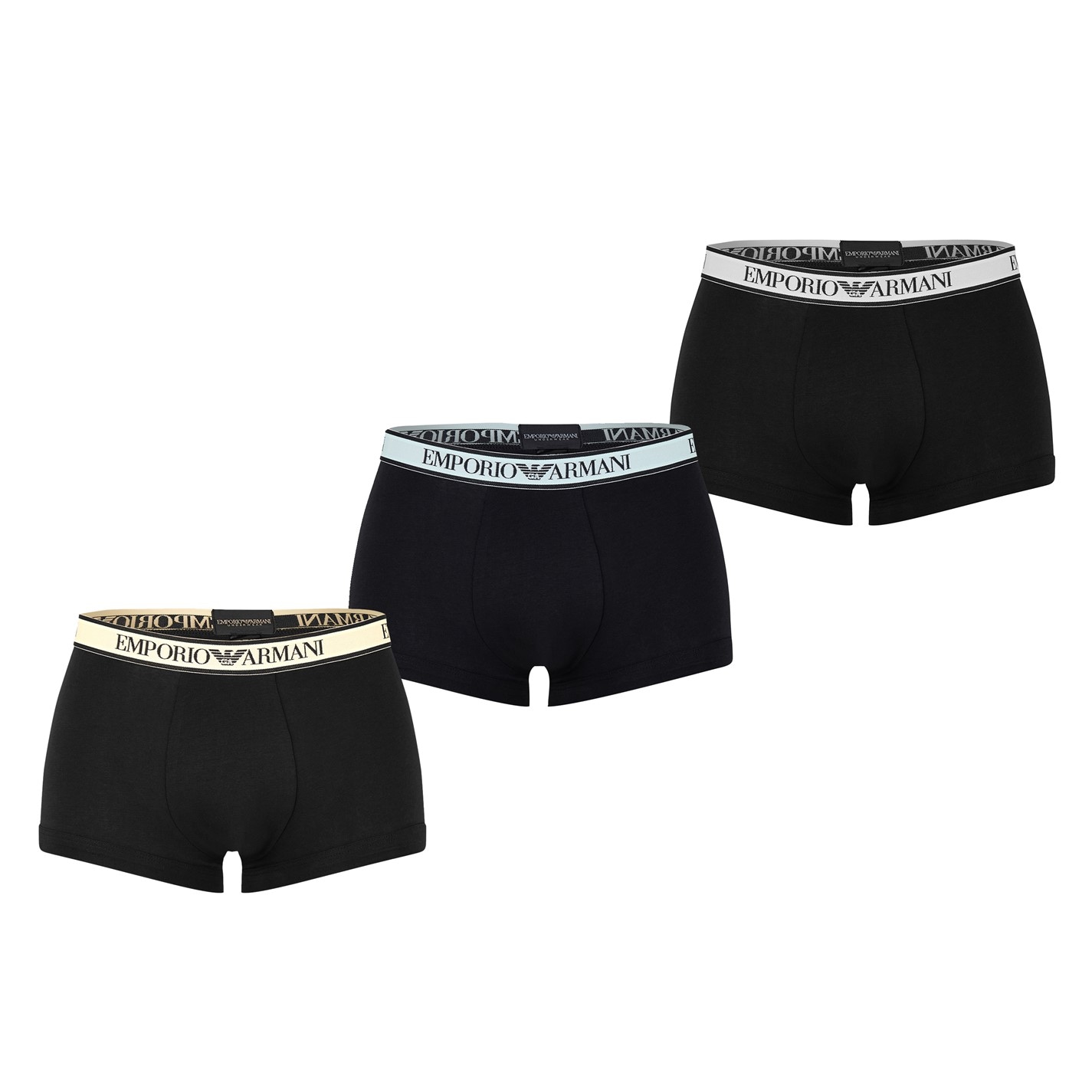 Set de 3 Boxeri EMPORIO ARMANI Core negru