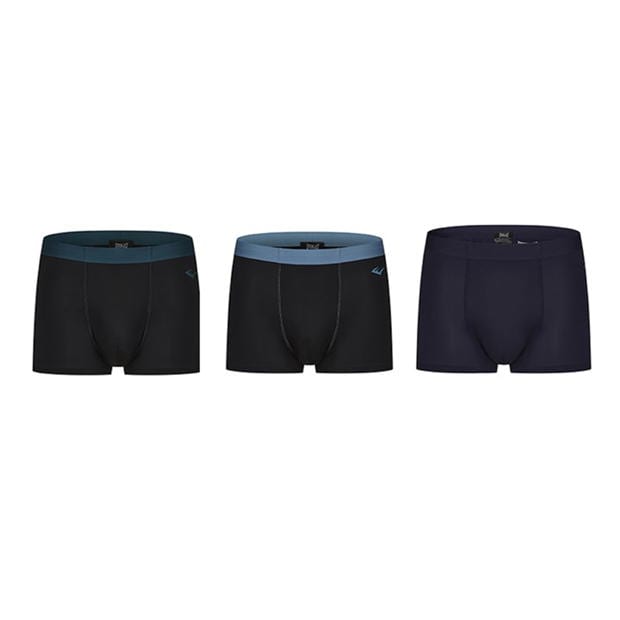 Set de 3 Boxeri Everlast pentru Barbati negru multicolor