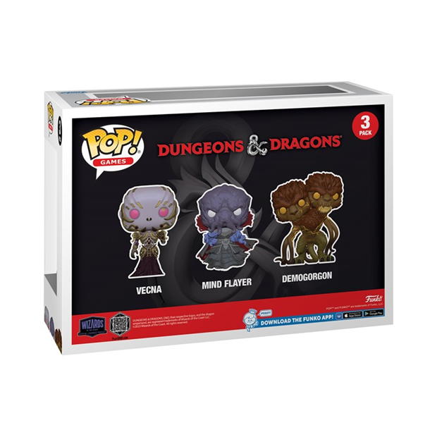 Set de 3 FUNKO POP Games: D&D- Villains multicolor format and universal