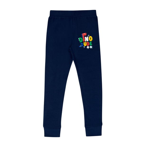 Set de 3 Pijamale Firetrap Dinosaur pentru baieti albastru multicolor