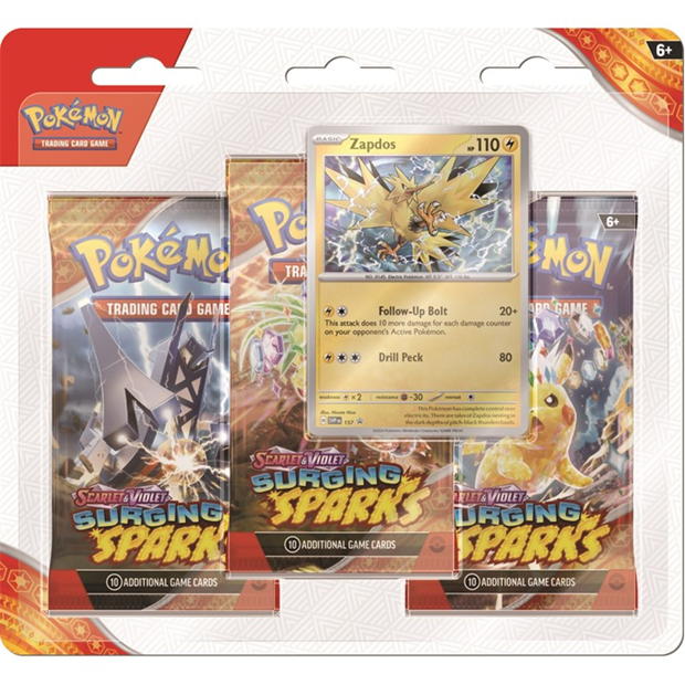 Set de 3 Pokemon Pokemon Scarlet & Violet 8 Surging Spark Booster