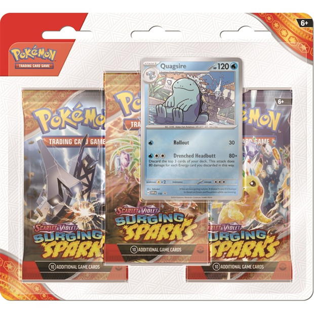 Set de 3 Pokemon Pokemon Scarlet & Violet 8 Surging Spark Booster