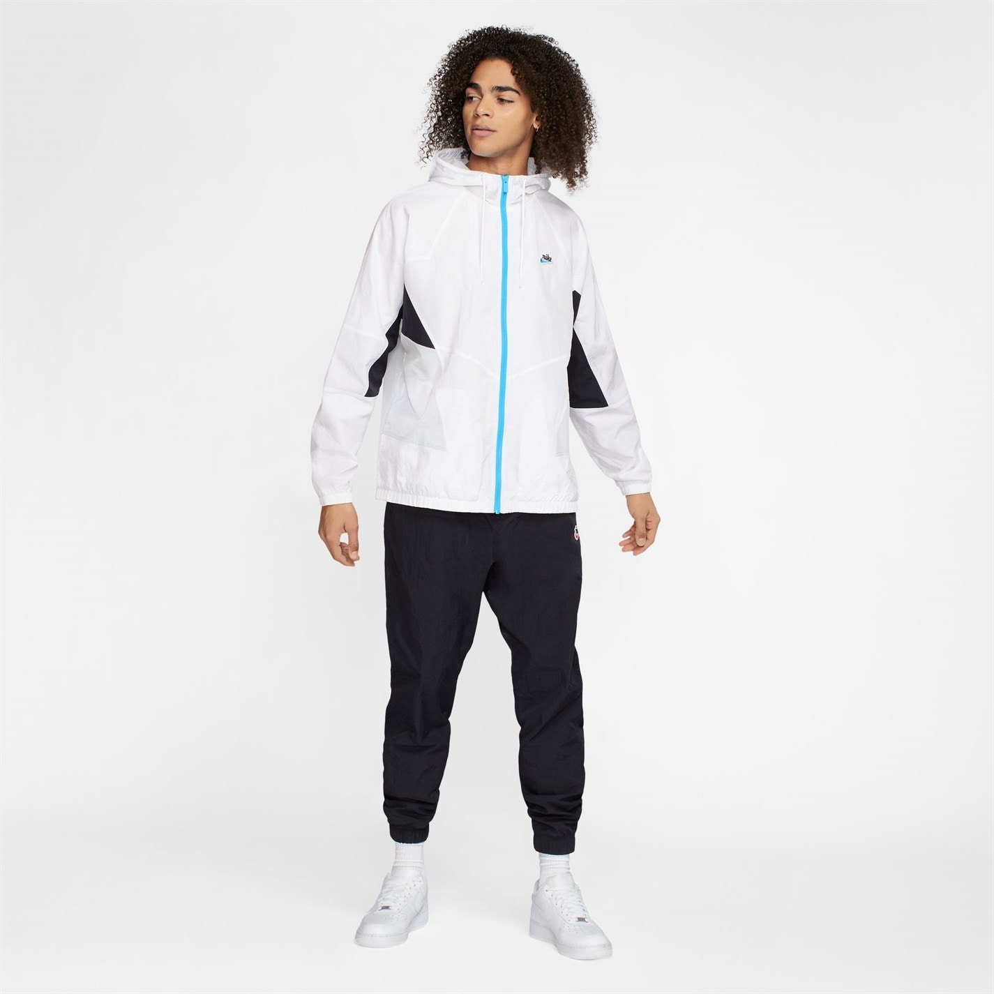 Set de 3 Sosete Nike Crew pentru Barbati alb negru