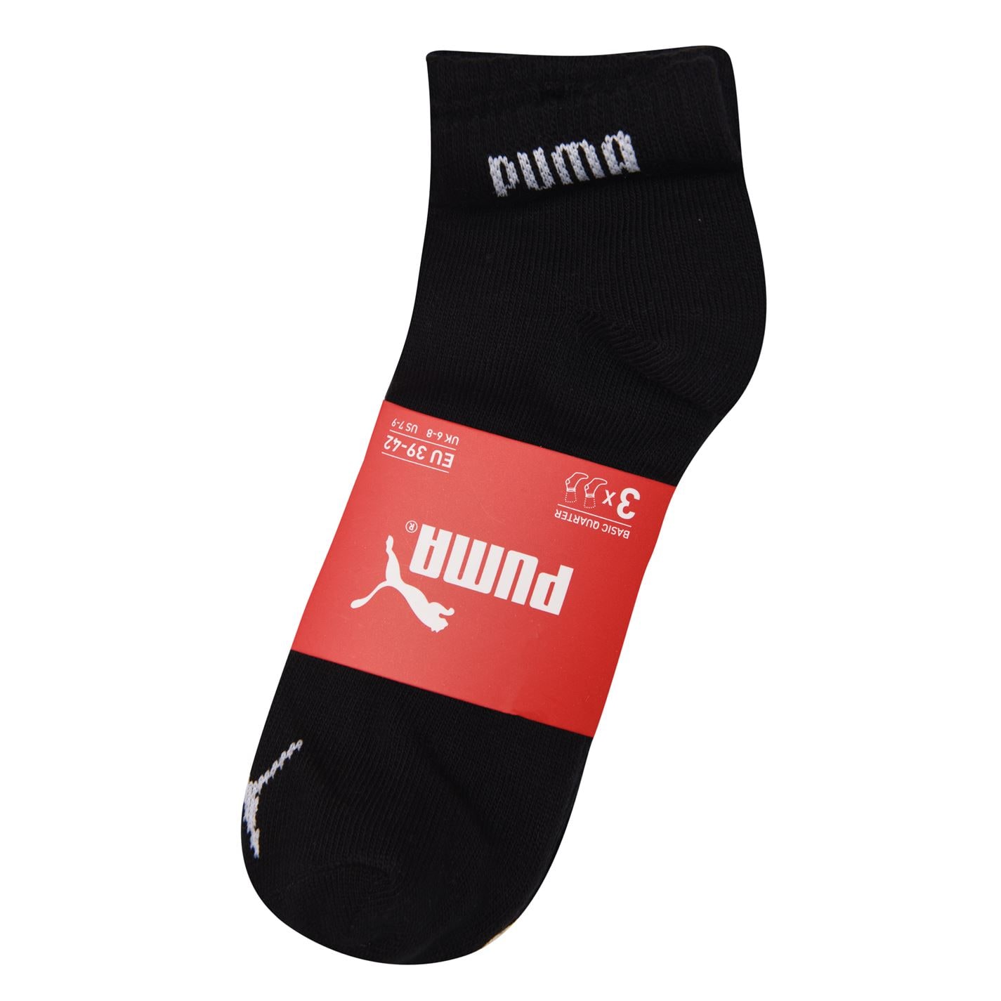 Set de 3 Sosete Puma Quarter pentru Barbati negru