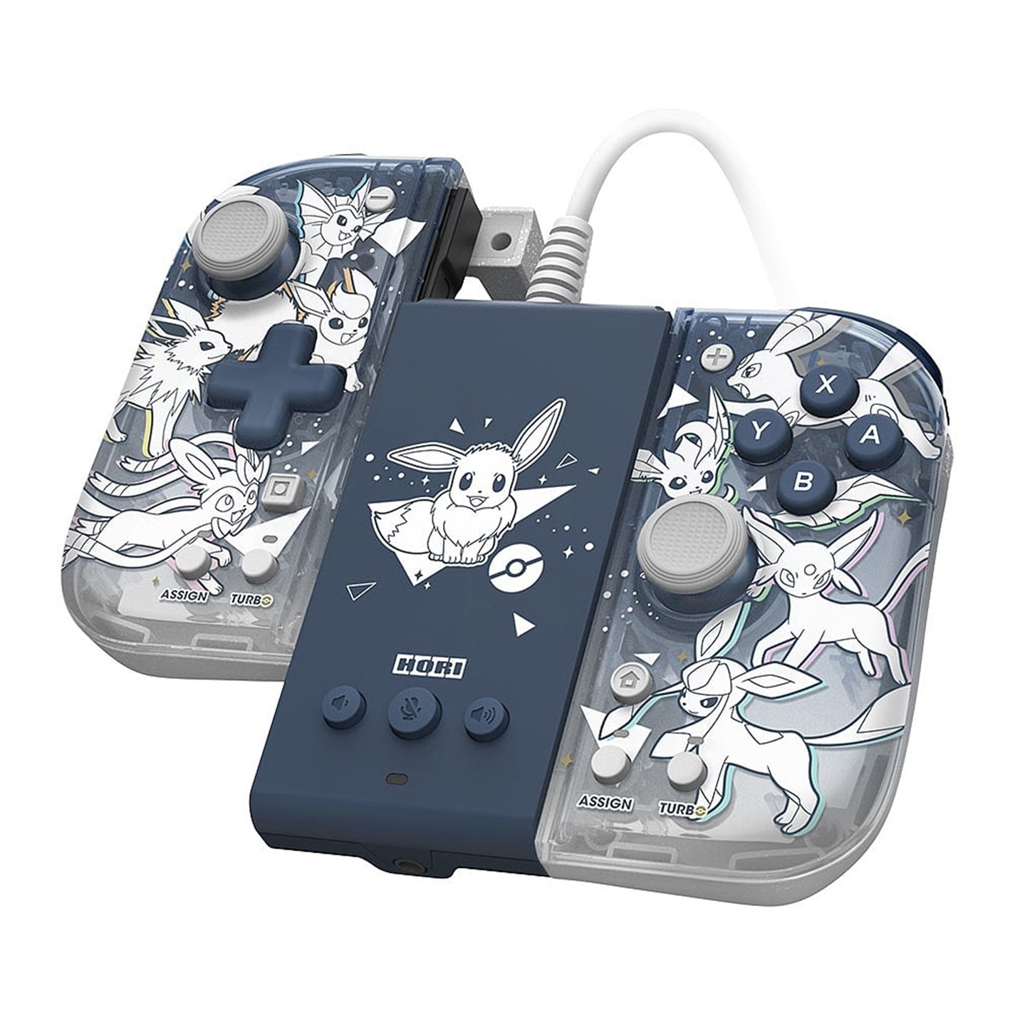 Set HORI Switch Split Pad Compact Attachment - Eevee