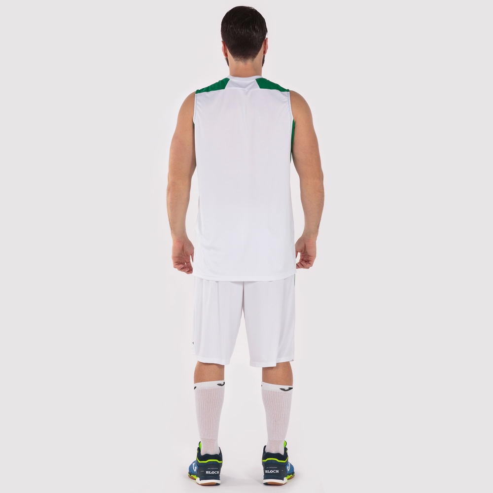 Joma Set Final alb-verde fara maneci