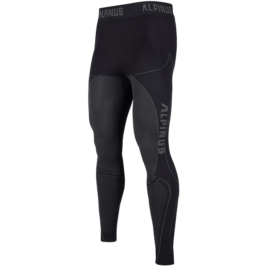 Set Lenjerie termic Alpinus Active Base Layer negru And gri GT43257 pentru Barbati