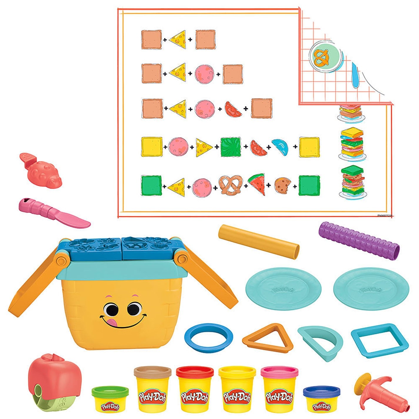 Set Play-Doh Play-doh Picnic Shapes Starter multicolor format and universal