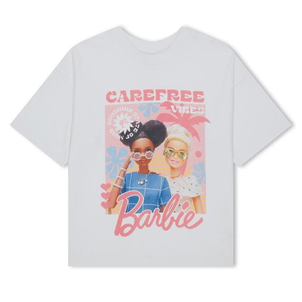 Set Tricou Barbie & ciclism Short pentru fete cu personaje