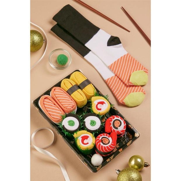 Set Sosete Studio Sushi rosu gift