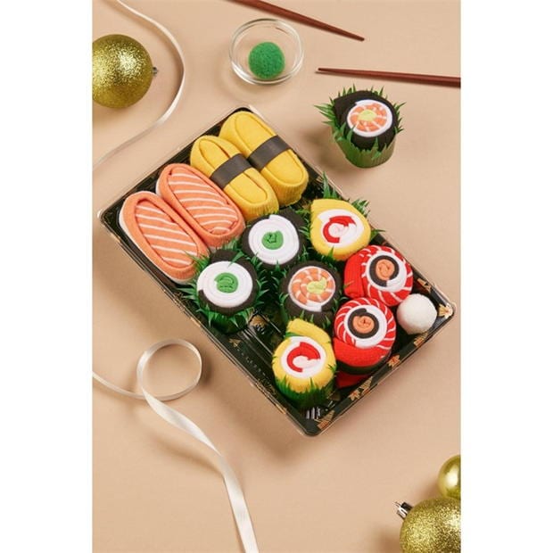 Set Sosete Studio Sushi rosu gift