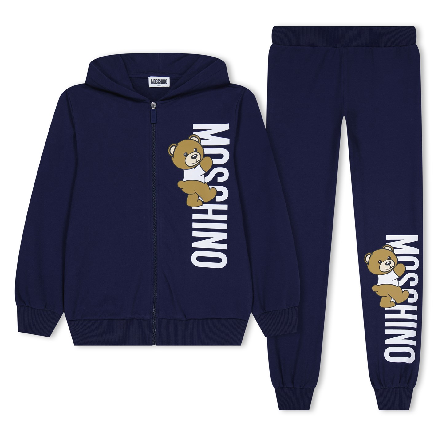 Set Treninguri Ursulet Teddy Bear MOSCHINO Jersey pentru copii bleumarin