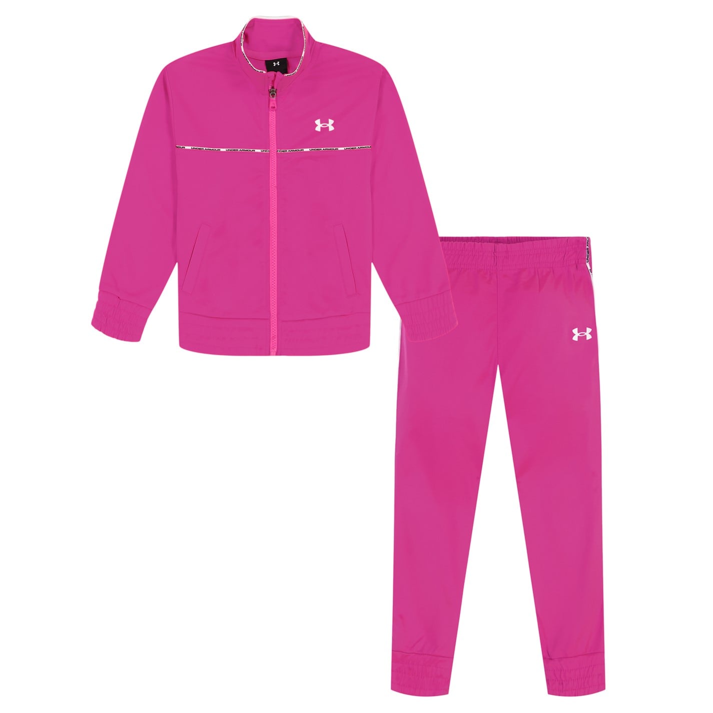 Set Under ARMOUR Piping Track pentru fete pentru Bebelusi multicolor roz