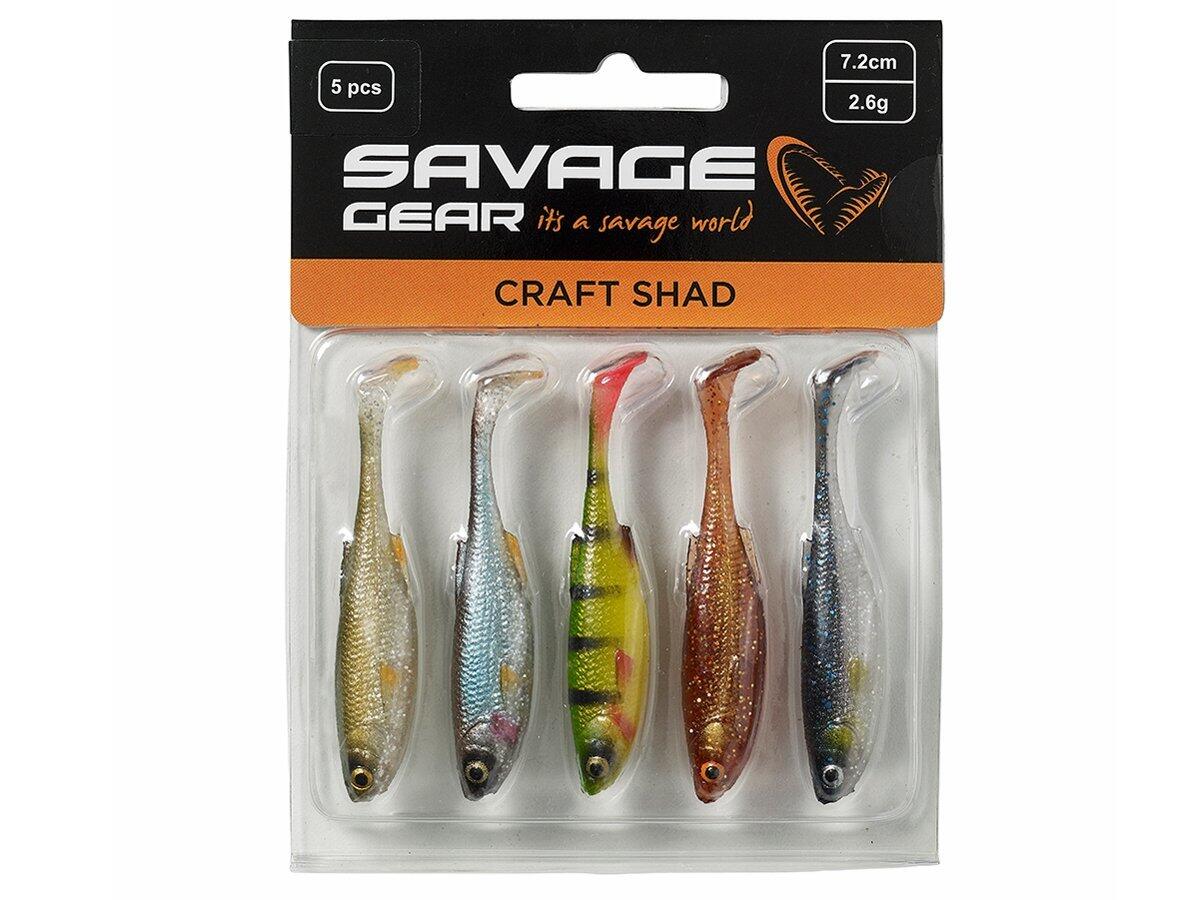 SHAD CRAFT 7,2CM 2,6G CLEAR WATER MIX 5BUC PL SAVAGE GEAR