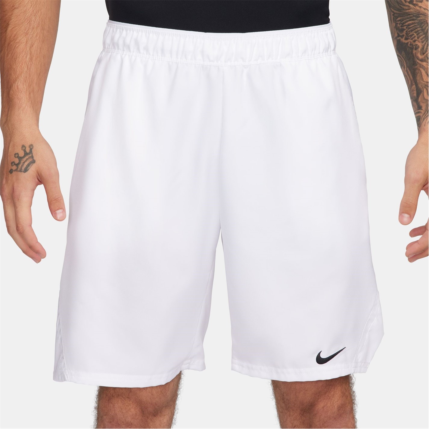 Short tenis Nike Victory Dri-FIT 9 pentru Barbati alb negru