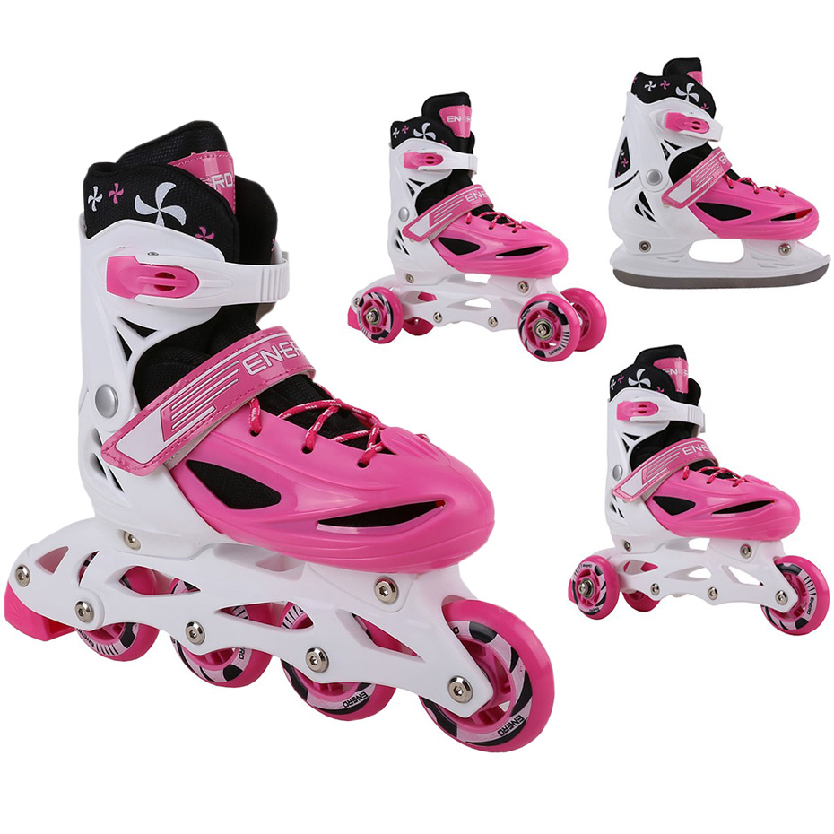 Skates Enero 4in1 Runner roz 1007236-1007243-1007250