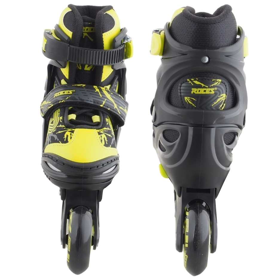 Skates Roces Jokey 3.0 negru And Lime 400845 baiat