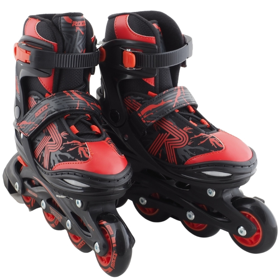 Skates Roces Jokey 3.0 negru And rosu 400845 02 baiat