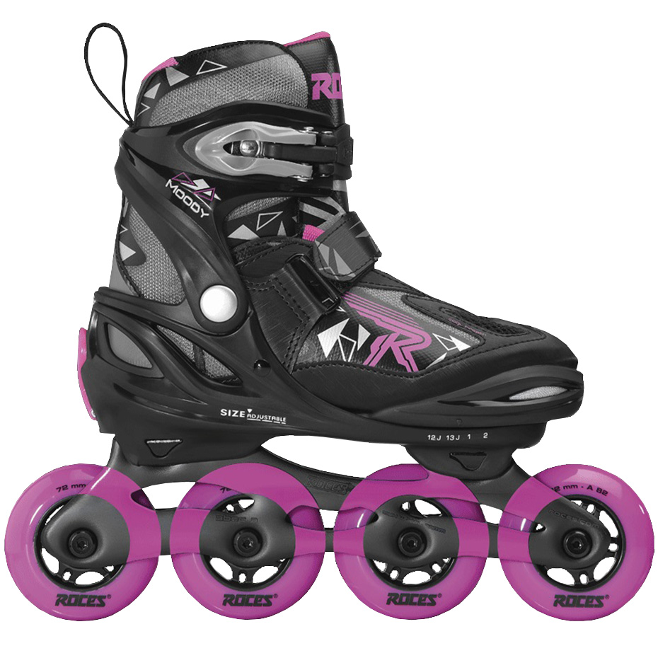 Skates Roces Moody Tif negru-gri-roz 400856 01 Fete