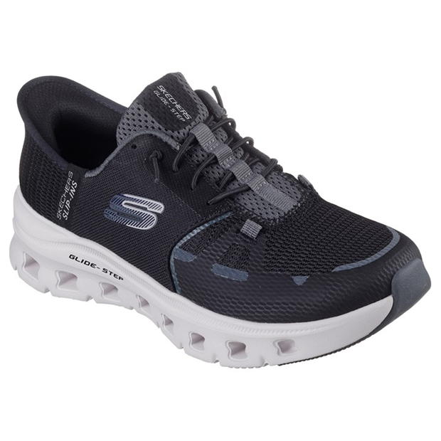 Skechers Glide-Step Pro Slip On Runners pentru femei negru gri carbune