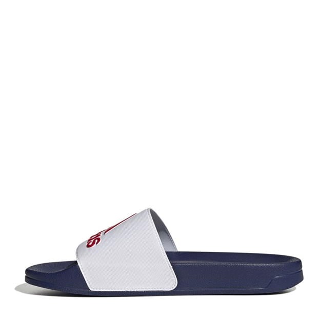 Slapi adidas Adilette Unisex alb albastru rosu