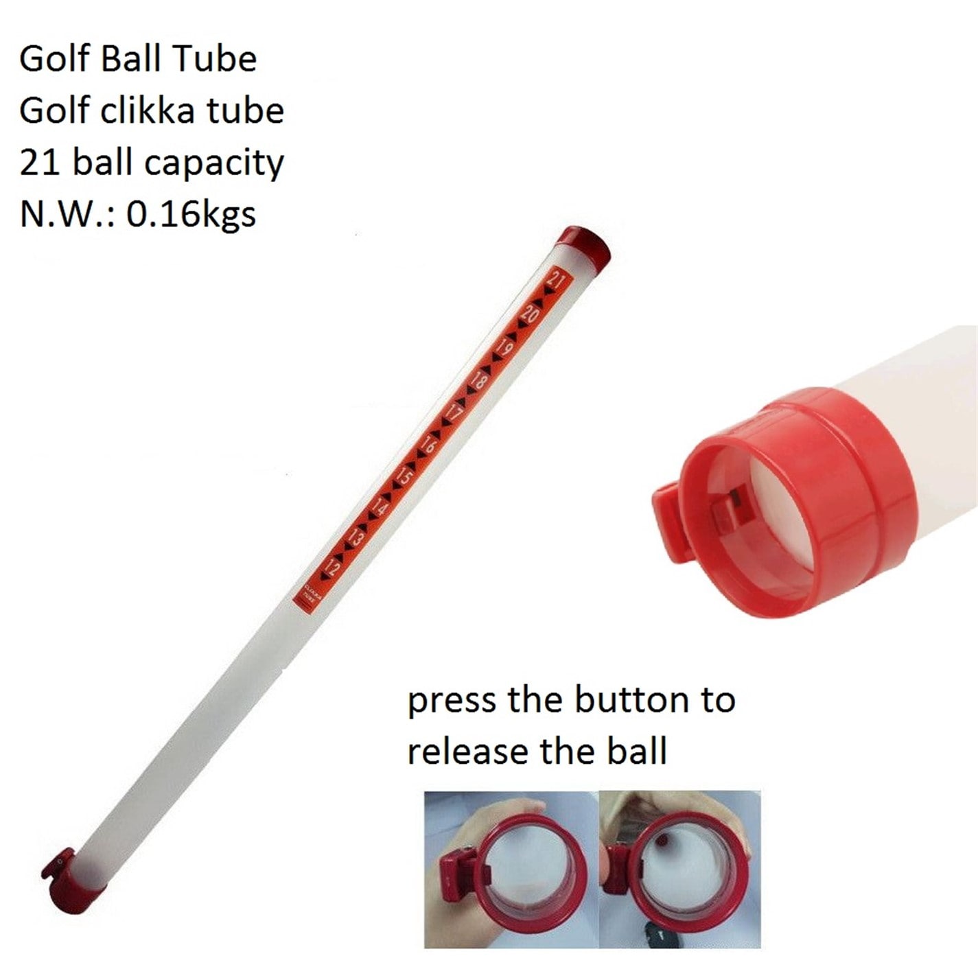 Slazenger Clikka Ball Tube