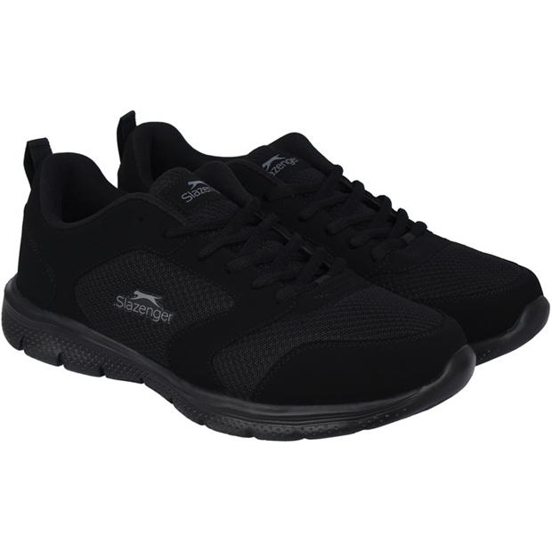 Adidasi sport Slazenger Force plasa pentru Barbati negru