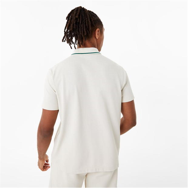 Slazenger ft. Aitch fermoar Tipped Polo crem