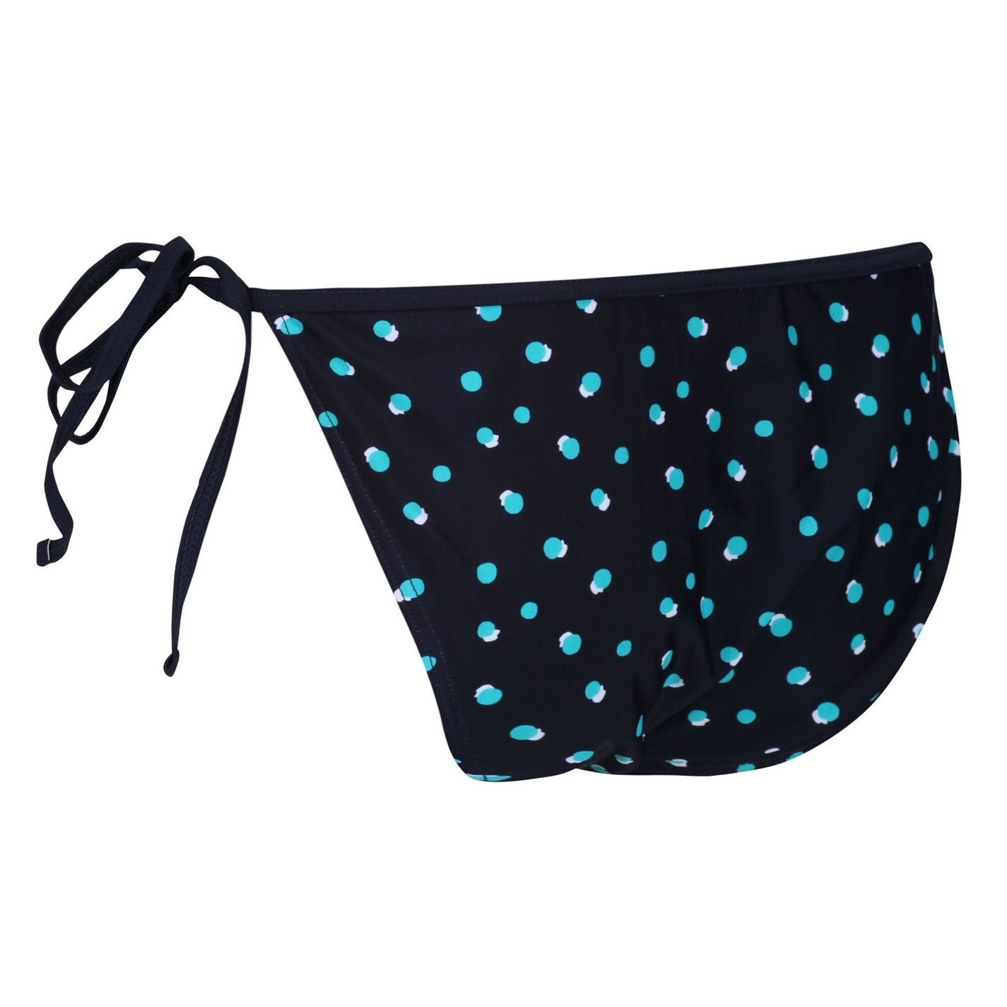 Set Costum de baie bikini Regatta Aceana String Bottoms pentru femei bleumarin buline