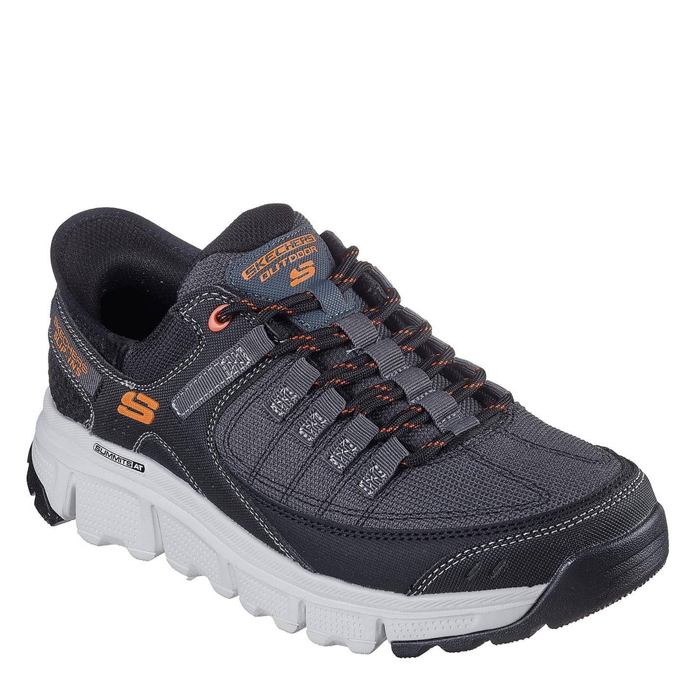 Sneaker Skechers Overlay Slip-Ins W Memory F Slip On Runners pentru Barbati gri portocaliu