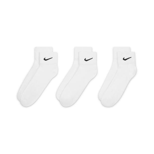 Sosete Nike Cushioned glezna (3 Pairs) alb negru