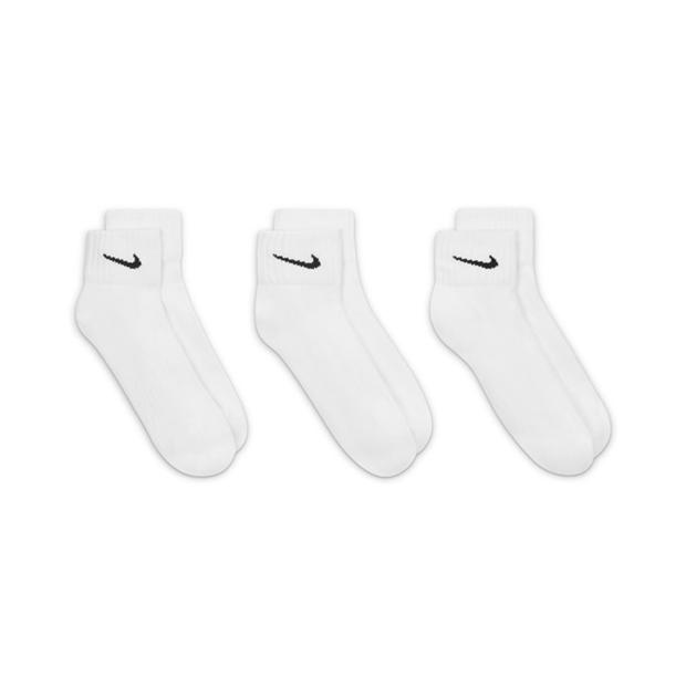 Sosete Nike Cushioned glezna (3 Pairs) alb negru