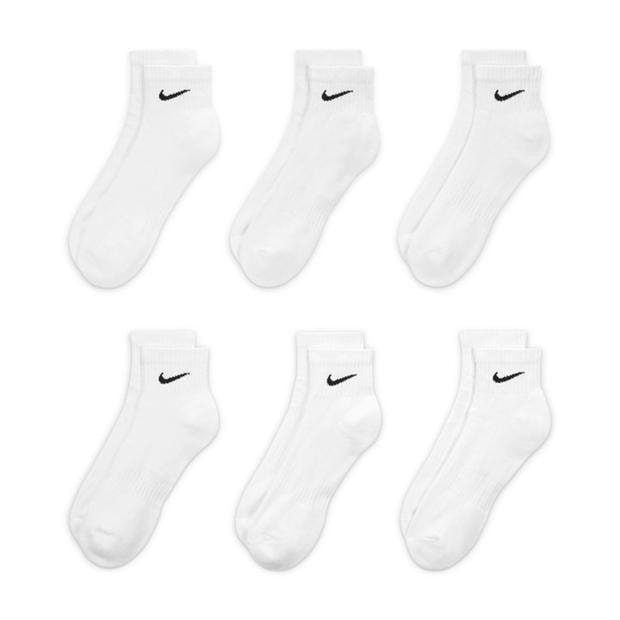 Sosete Nike Everyday Cushioned antrenament glezna (6 Pairs) alb negru