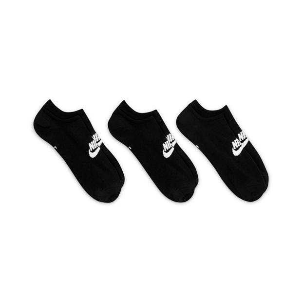 Sosete Nike Sportswear Everyday Essential No-Show (3 Pairs) negru alb