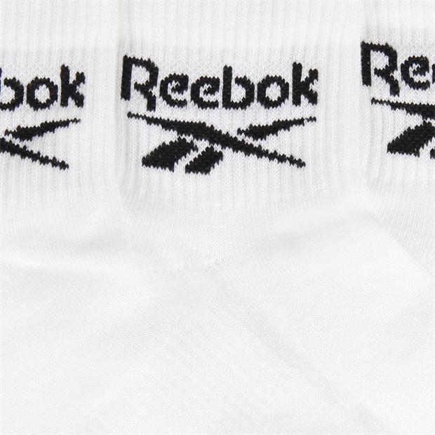 Sosete Reebok 3 Pair glezna Sports alb