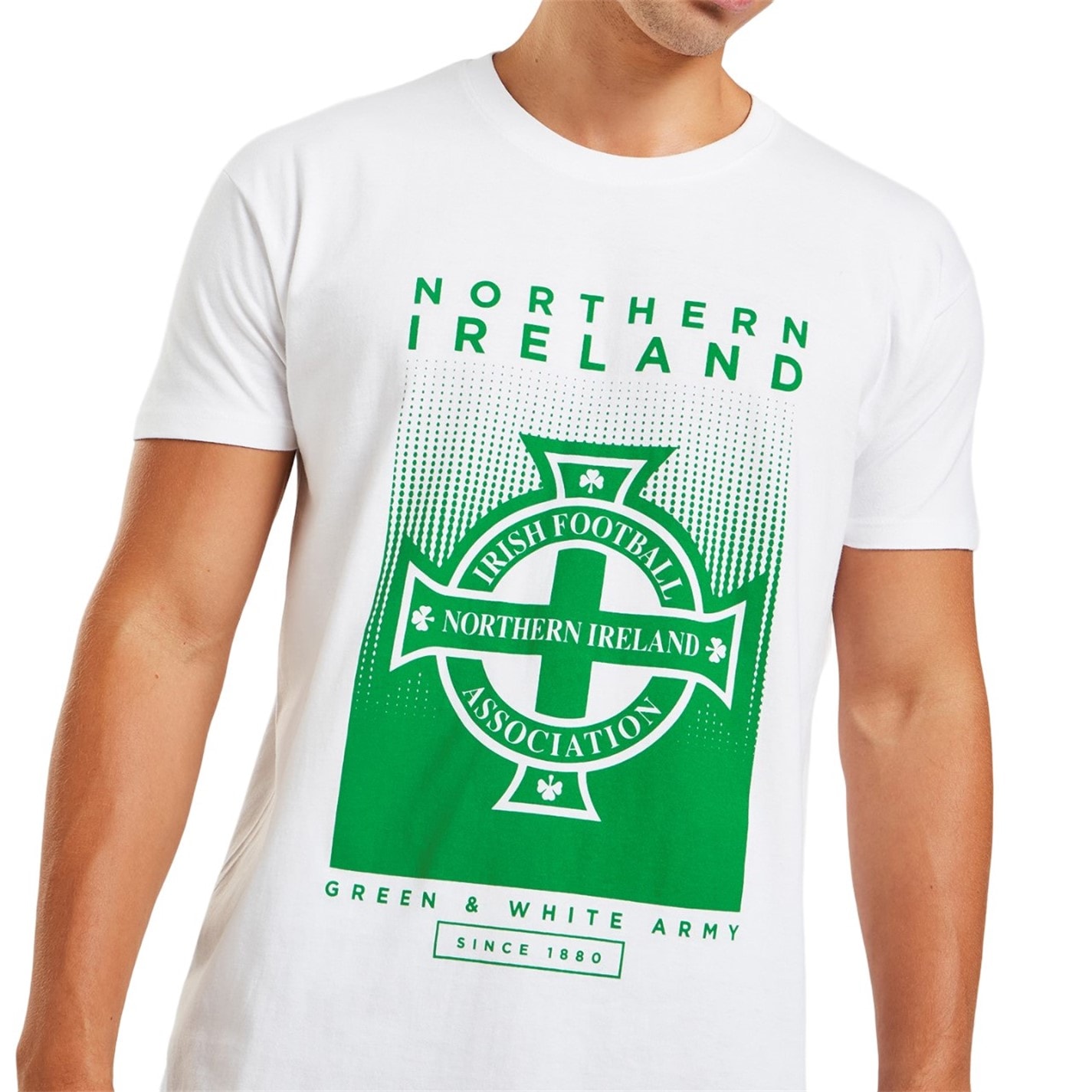 Tricouri Tricou cu imprimeu Source Lab Northern Ireland - pentru adulti alb